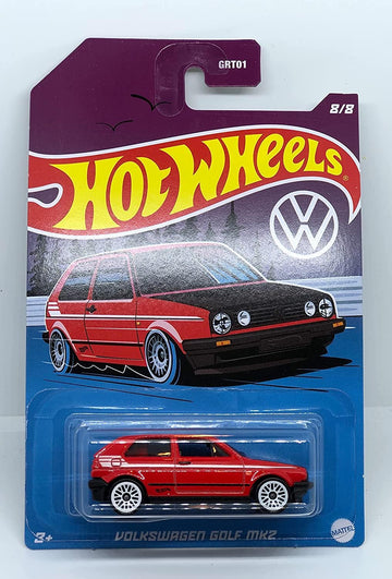 Hot Wheels 2022 - VOLKSWAGENs Golf MK2 - Red - Store Exclusive 8/8