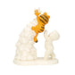 Department 56 Snowbabies Garfield Be Careful Climbing Christmas Tree Figurine, 7.48 Inch, Multicolor