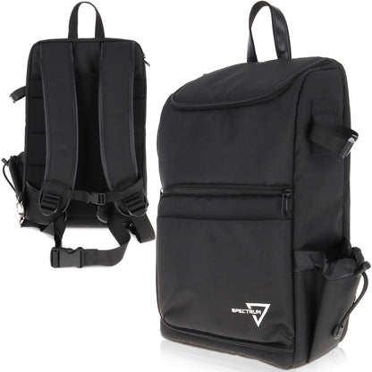 BCW Spectrum TCG Backpack | Holds 7-9 Prism Deck Cases | Configurable Storage for Cards & Gear | Playmat Strap & Side Pocket | Durable &
