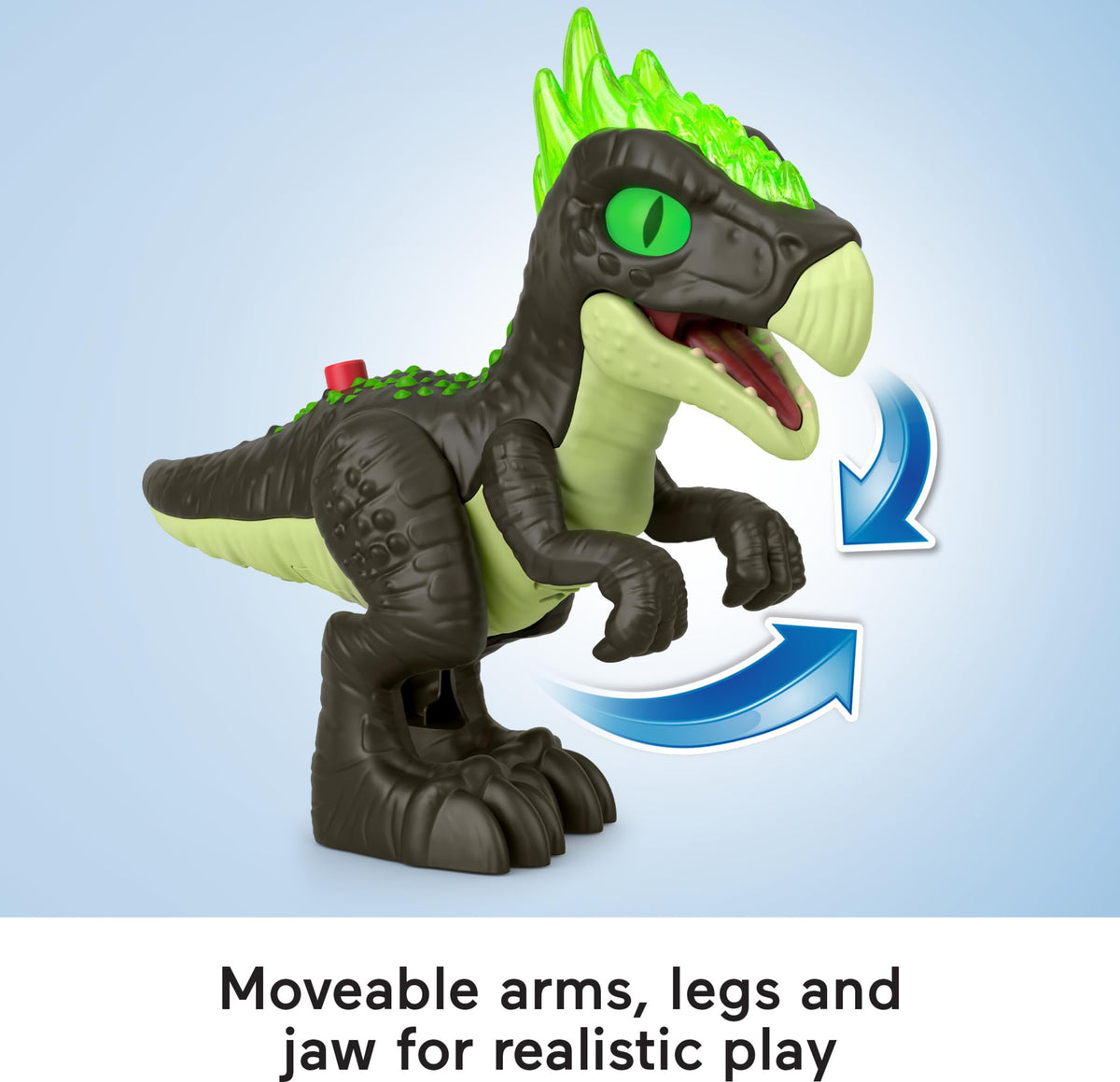 Fisher-Price Imaginext Jurassic World Dinosaur Toy Deluxe Dracorex XL 10-Inch with Lights & Sounds for Pretend Play Kids Ages 3+ Years
