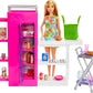 Barbie Doll & 25+ Accessories, Ultimate Pantry Playset with Dollhouse Furniture, Food-Themed Pieces & Sticker Sheet