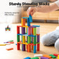 BigOtters Dominos Set for Kids,360 PCS Dominoes Wooden Building Blocks Stacking Educational Racing Toy Games, Party Favor for Boys and Girls, 12