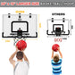 HYES 24" x 16" Large Over The Door Basketball Hoop Indoor with Scoreboard
