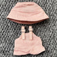 17cm Doll Clothes,Clothes for Dolls Outfit,Accessories for 17cm Dolls Clothes,Hat & Overalls Set for Accessories,Cute Clothes for Dress up-No Doll