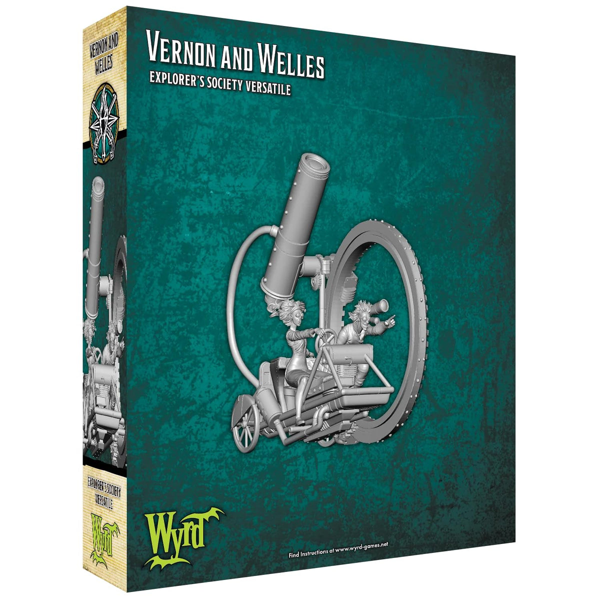 Wyrd Miniatures WYR23814 Explorers Society Vernon & Welles Miniature Game
