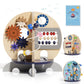 RRIBOUDWAN Wooden Ocean Activity Cube, Montessori Sensory Toy for 6-18 Months Toddlers, Birthday Gift for 1 Year Old Boys Girls