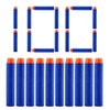 QUN FENG 100PCS Premium Foam Darts - Compatible with Nerf N-Strike/Modulus/Elite Series Blasters - Safe Soft-Tip Bullets for Battle Games (Blue)