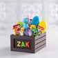Fun Express 2" Fast Food Hamburger, French Fries & Hot Dog Rubber Ducks - 12 Pc | Foodie-Themed Party Favor Toys | Set of 12