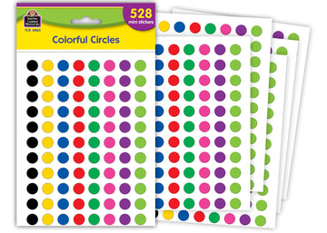 Teacher Created Resources Colorful Circles Mini Stickers (4820)