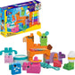 Mega Bloks Fisher-Price Toddler Building Blocks Toy Set, Musical Farm Band with 40 Pieces and 6 Music Sheets, Ages 1+ Years
