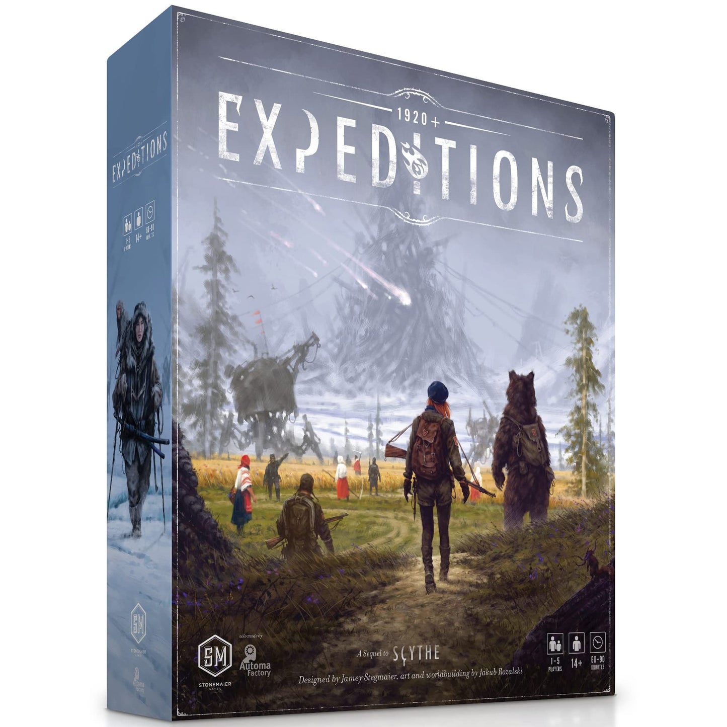 Stonemaier Games: Expeditions (Base Game) by Jamey Stegmaier | A Competitive Engine Building & Exploration Strategy Board Game Set in an Alternate