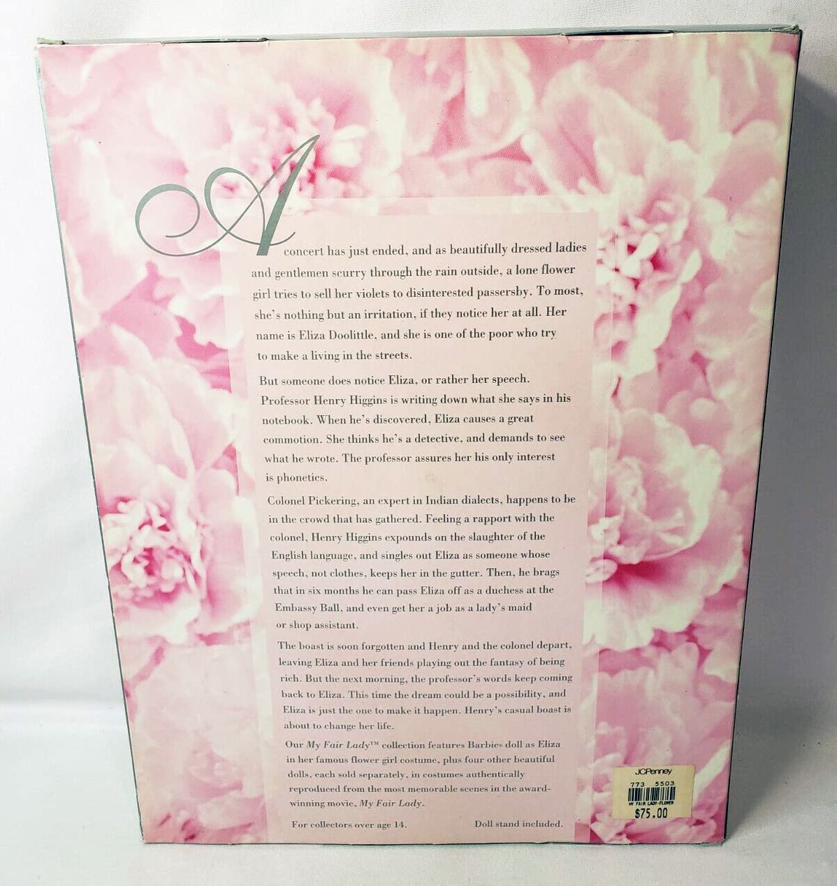 Hollywood Legends Collection Barbie As Eliza Doolittle in My Fair Lady Flower Girl