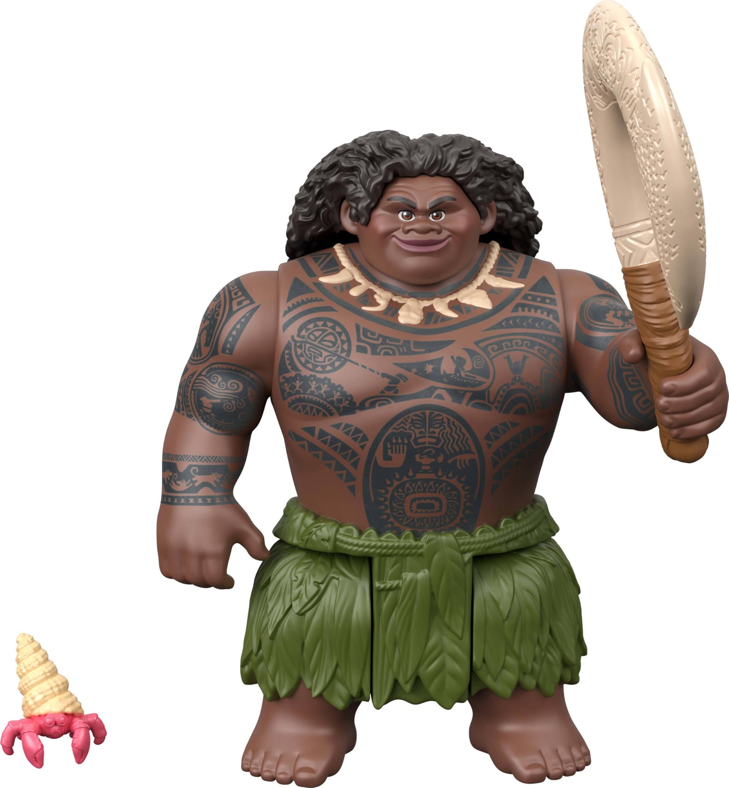Mattel Disney Moana Small Doll 3-Pack with Moana, Maui the Demigod & Gramma Tala, Plus Pua the Pig, Crab Figure & 2 Accessories, Inspired by Movie