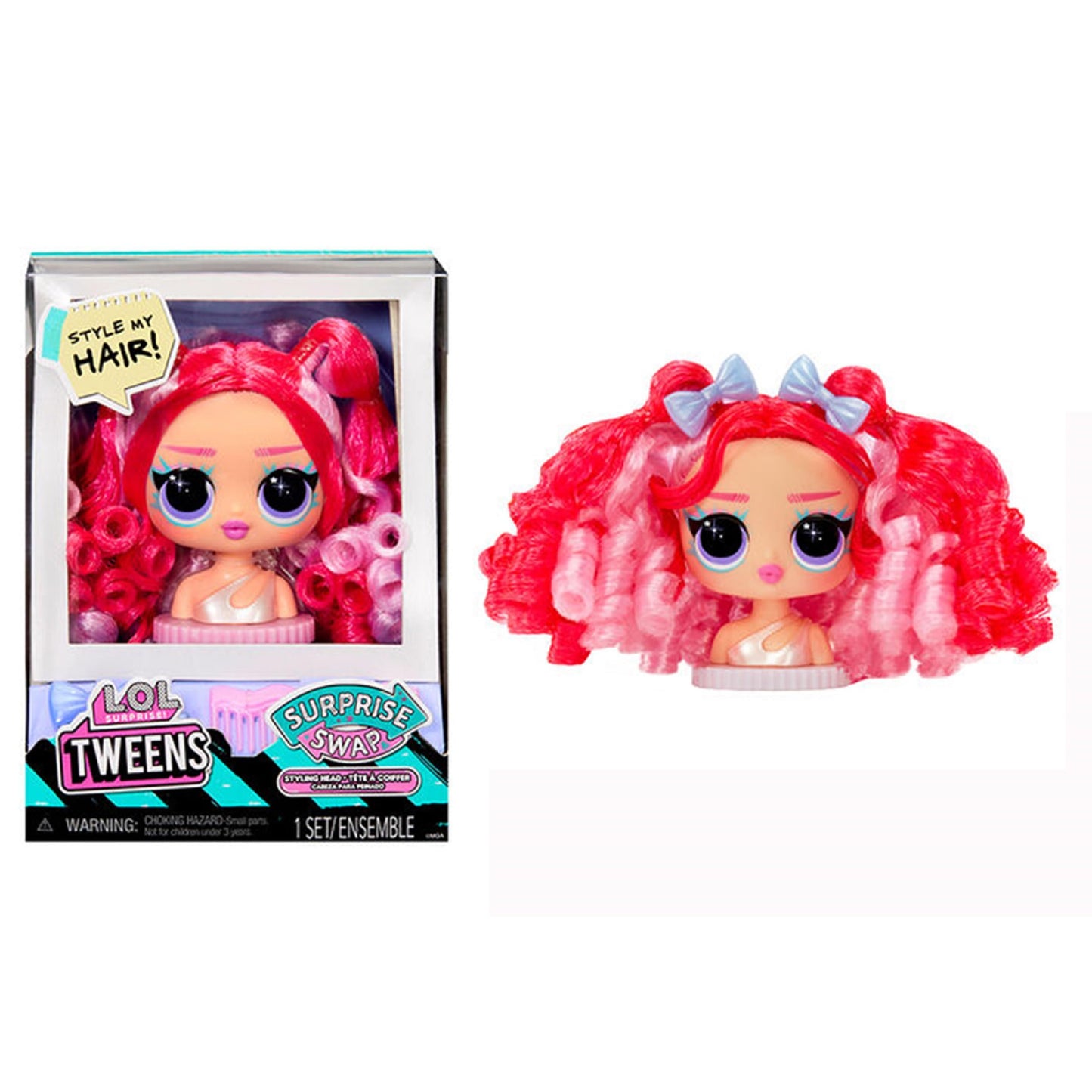 L.O.L. Surprise! Tweens Surprise Swap Styling Heads Including Fabulous Hair Accessories and Gorgeous Hair - for Kids Ages 4+ (Assorted items)