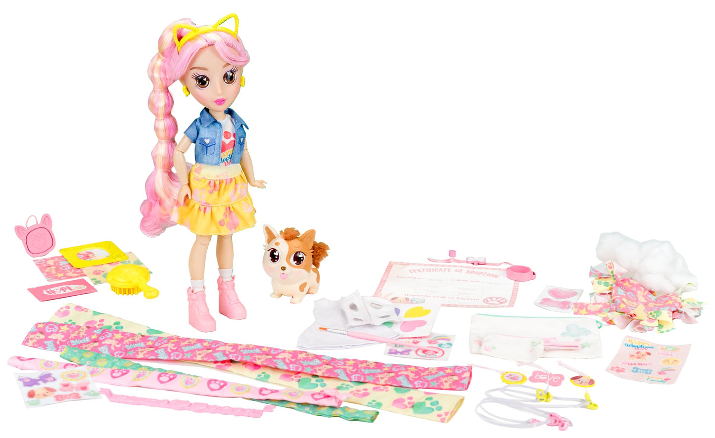 Jada BeKind 12" Eco-Friendly Hope DIY Doll, Toys for Kids