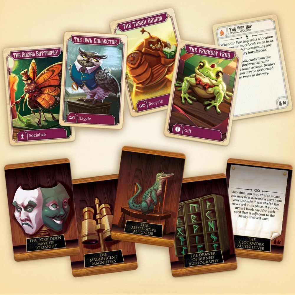 Renegade Game Studios Ex Libris Board Game Expansion with Five Player Components and Artifact Cards