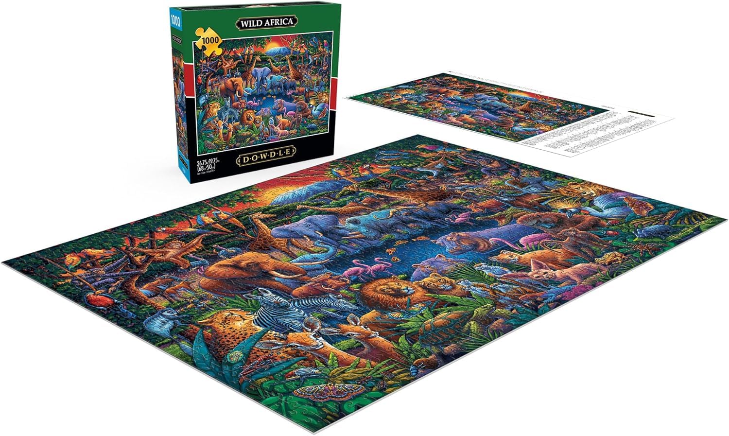 Buffalo Games - Eric Dowdle Wild Africa - 1000 Piece Puzzle for Adults