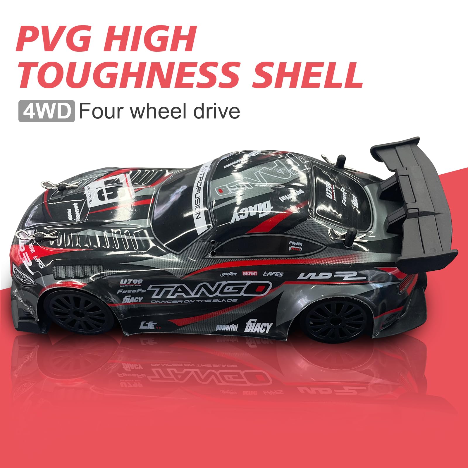 EOQIFJM RC Car for Kids, 1:24 High Speed Remote Control Drift Car