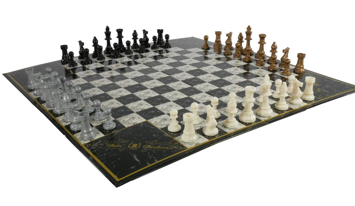 Chess 4 Four Player Chess Game, Strategy Board Game, Ages 8+