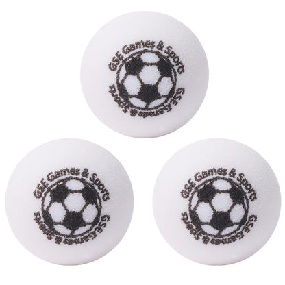 GSE Games & Sports Expert Set of 3 Regulation Size 35mm(1.38") Table Replacement Foosball Balls, Official Tournament Table Soccer Balls, Foosball