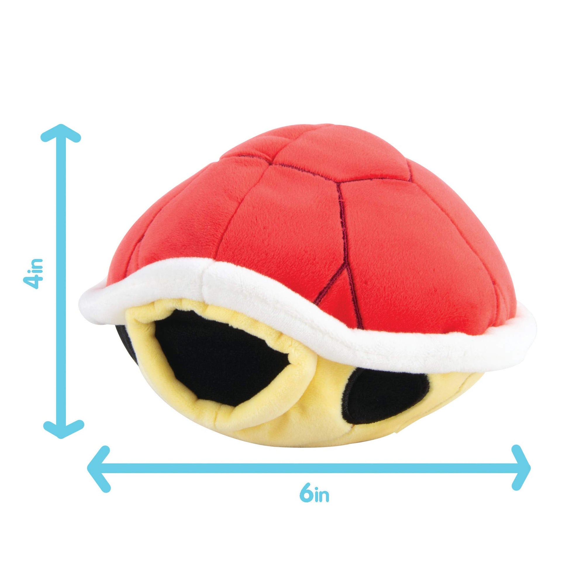 Club Mocchi-Mocchi- Mario Kart Plush - Red Shell Plushie - Squishy Mario Plushies - Squishy Toys and Cute Stuffed Animals - Gaming Room Decor - Video