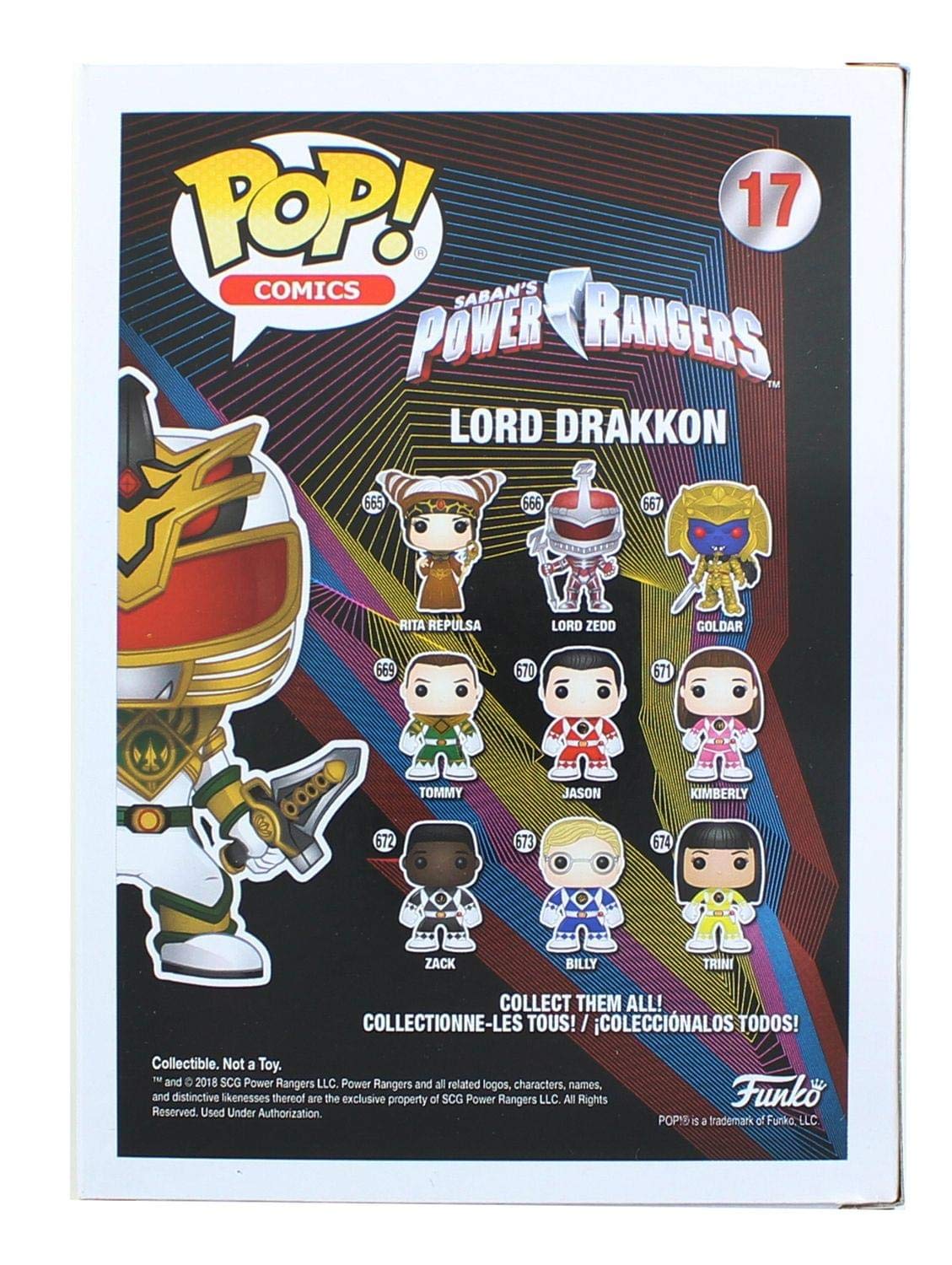 Funko Pop! Television Power Rangers: Lord Drakkon Vinyl Figure