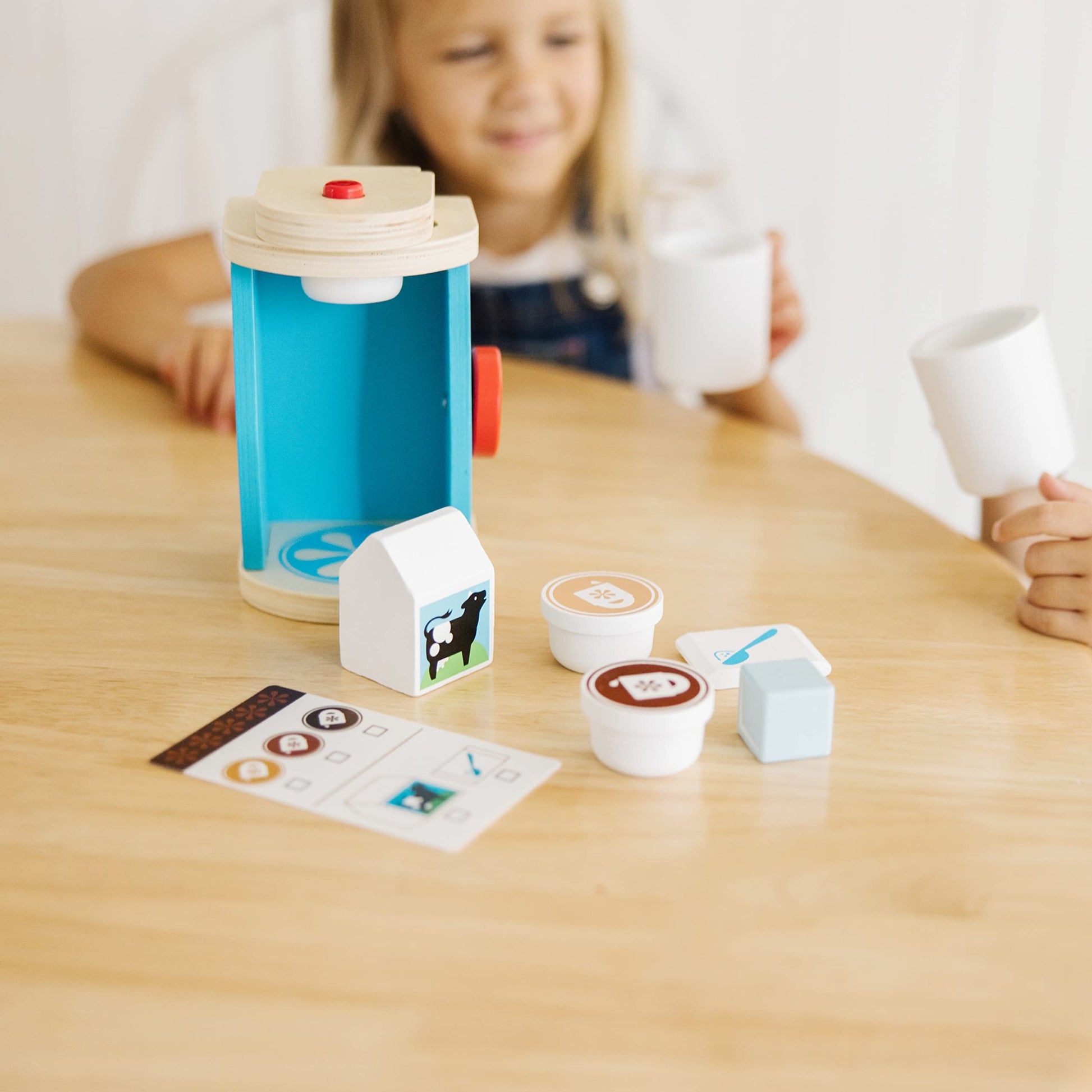 Melissa & Doug Brew & Serve Wooden Toy Coffee Maker Set