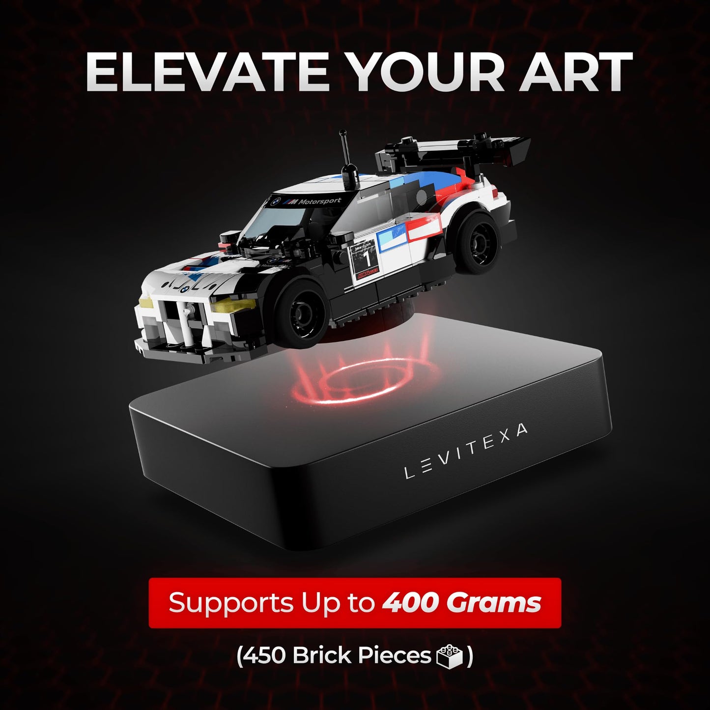 Levitexa Nimbus Levitating Display - Floating Display, Levitating Stand, Levitation Decor, Magnetic Stand, Magnetic Levitation for Figures and Toys