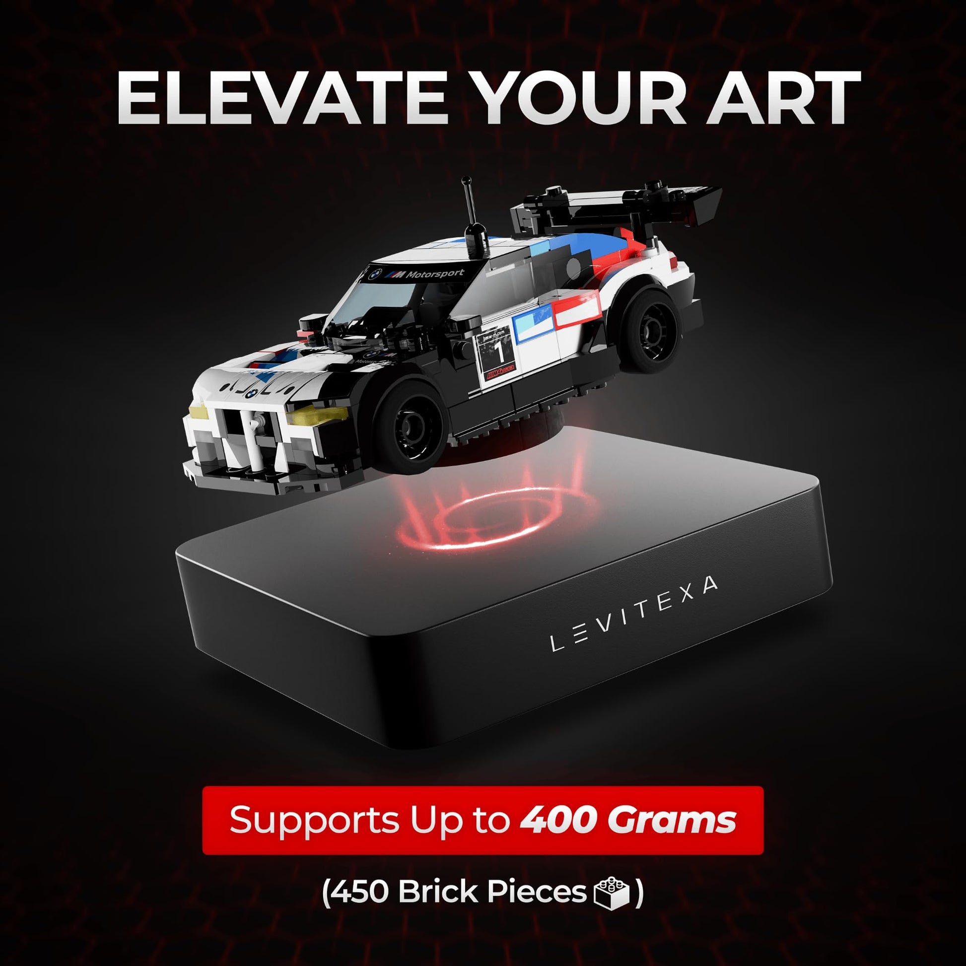Levitexa Nimbus Levitating Display - Floating Display, Levitating Stand, Levitation Decor, Magnetic Stand, Magnetic Levitation for Figures and Toys