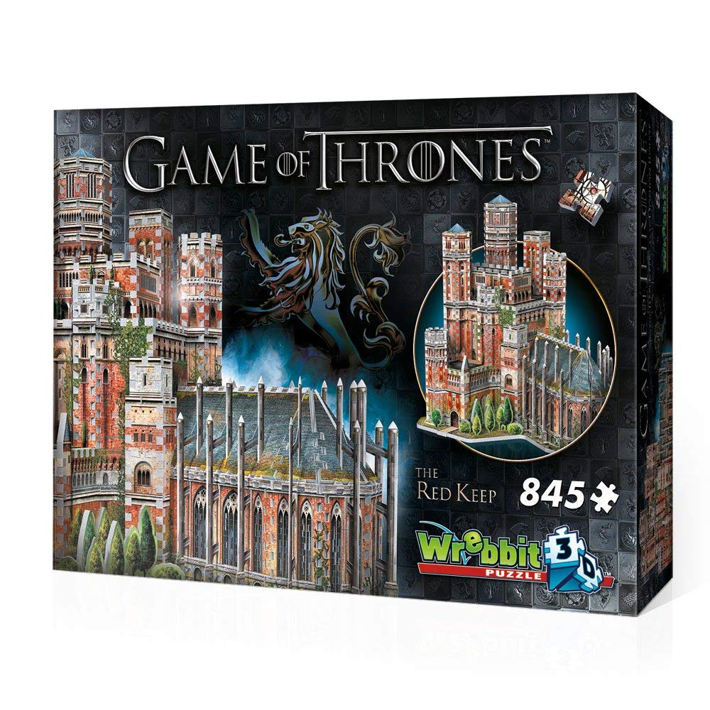 WREBBIT 3D - Game of Thrones The Red Keep 3D Jigsaw Puzzle (845 Piece) GOTRK