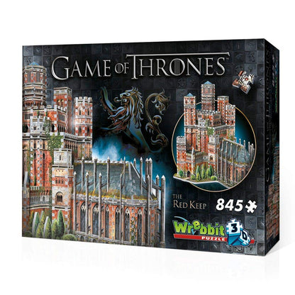 WREBBIT 3D - Game of Thrones The Red Keep 3D Jigsaw Puzzle (845 Piece) GOTRK