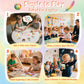 50 Indoor Discovery Cards for Kids 3-12 - Montessori Screen-Free Activity Set | 5 Themes | Spinner & Reward Stickers | Fun Game for Home & School