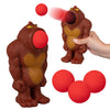 Hog Wild Bigfoot Ball Popper Toy - Holiday Stocking Stuffer Includes 4 Soft Foam Balls - Squeeze to Pop Air Powered Balls Up to 20 Feet -