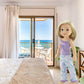 Emily Rose 14 & 14.5 Inch Doll 5-Piece PJ Sleepover Bundle | Lavender Dragonfly Pajamas, Unicorn Sleeping Bag, Eye Mask & Travel Storage Case | USA