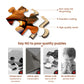 najiaxiaowu Adult Puzzles 500 Pieces DIY Sunset Sea Wine Glass Wooden Puzzles Teens and Elderly Puzzles Modern Home Decor Wall Art Unique Gift 52 cm x