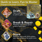 Left Justified Broken and Beautiful Kintsugi Card Game - A Uniquely Themed Deck for Game Night Fun with Family and Friends - Adults and Teens - 2 to 4