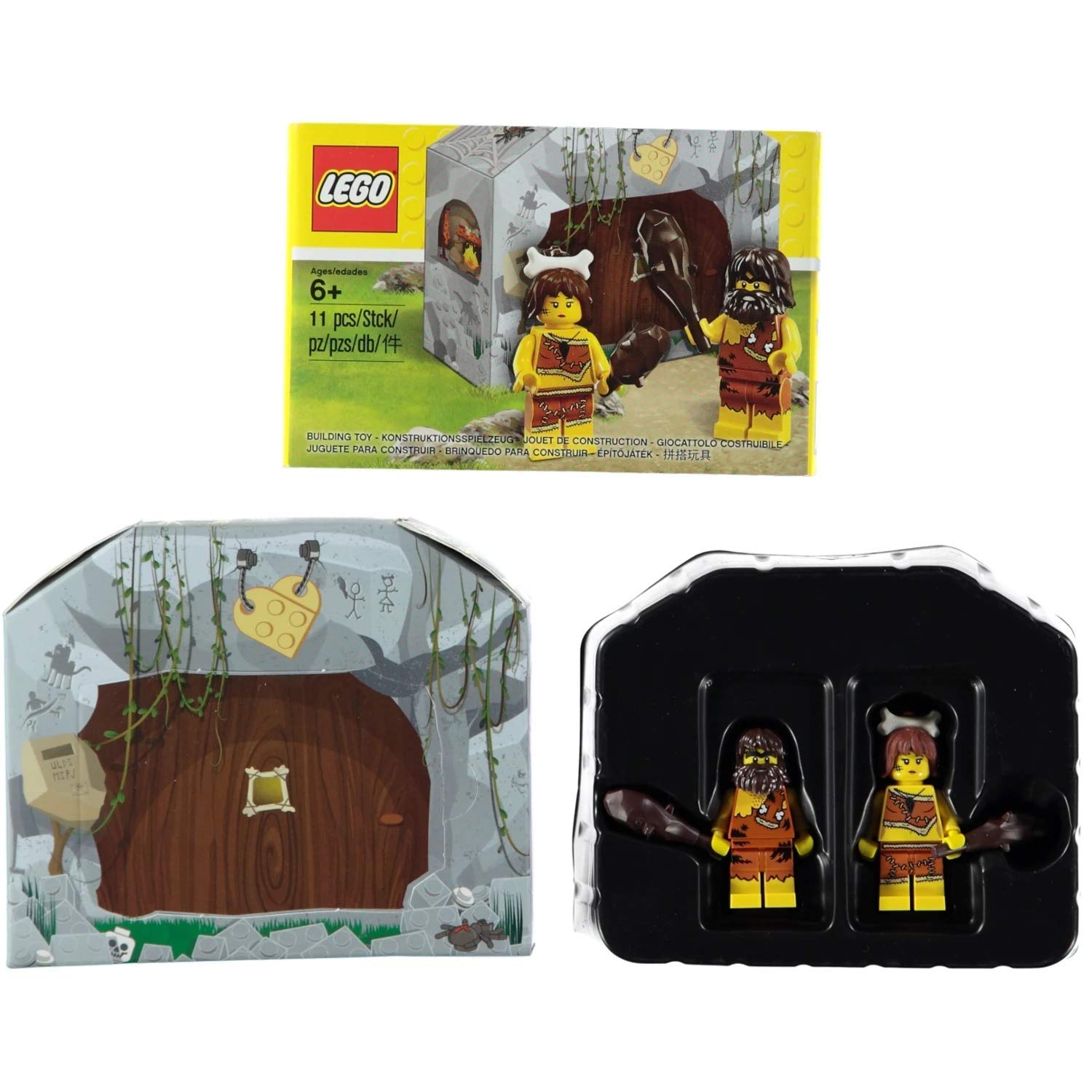 LEGO Caveman & Cavewoman Minifigure Set