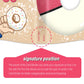FiroGltter Card Binder Donuts Trading Card Binder Pink Card Holder 4 Pocket Zipper Binder for Collection Card Sports Cards Football Play Cards Storage