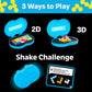 Educational Insights Kanoodle Fan Edition - 20th Anniversary (Cyan) - 3D Puzzles for Kids, Teens, and Adults, Brain Teasers for Kids 8-12, Challenging