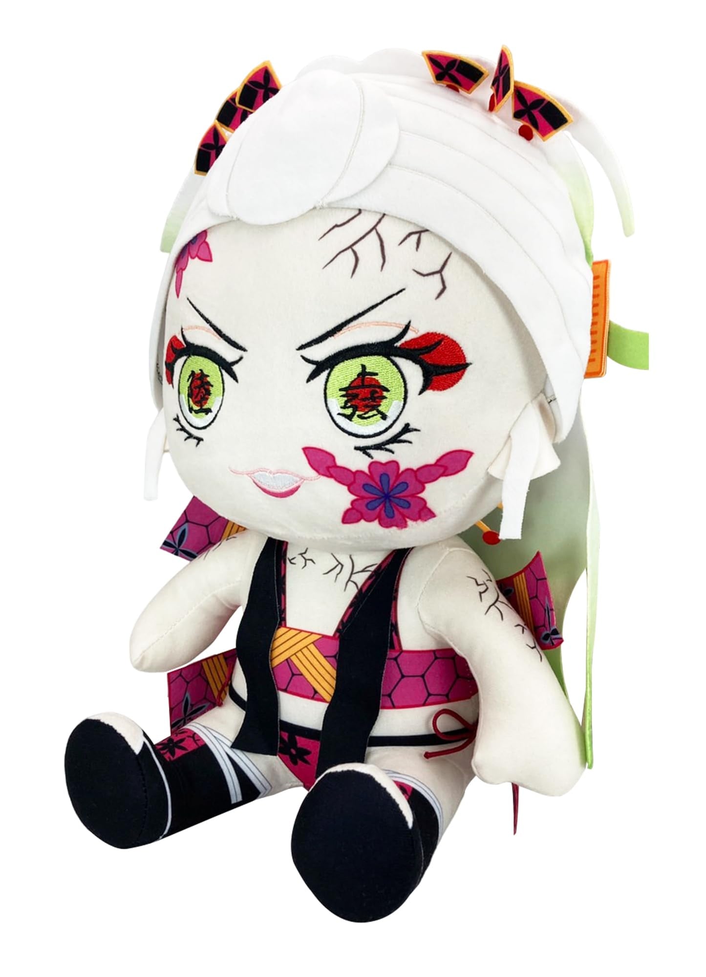 Great Eastern Entertainment Demon Slayer Entertainment District Arc - Daki (Demon) Sitting Pose Plush 12" H