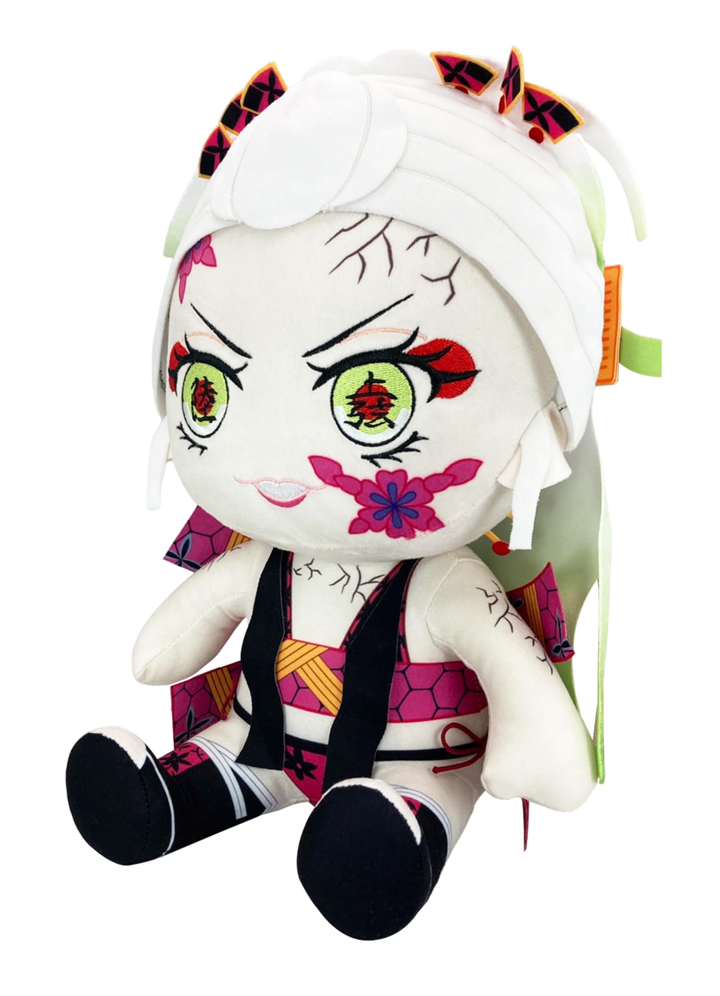 Great Eastern Entertainment Demon Slayer Entertainment District Arc - Daki (Demon) Sitting Pose Plush 12" H