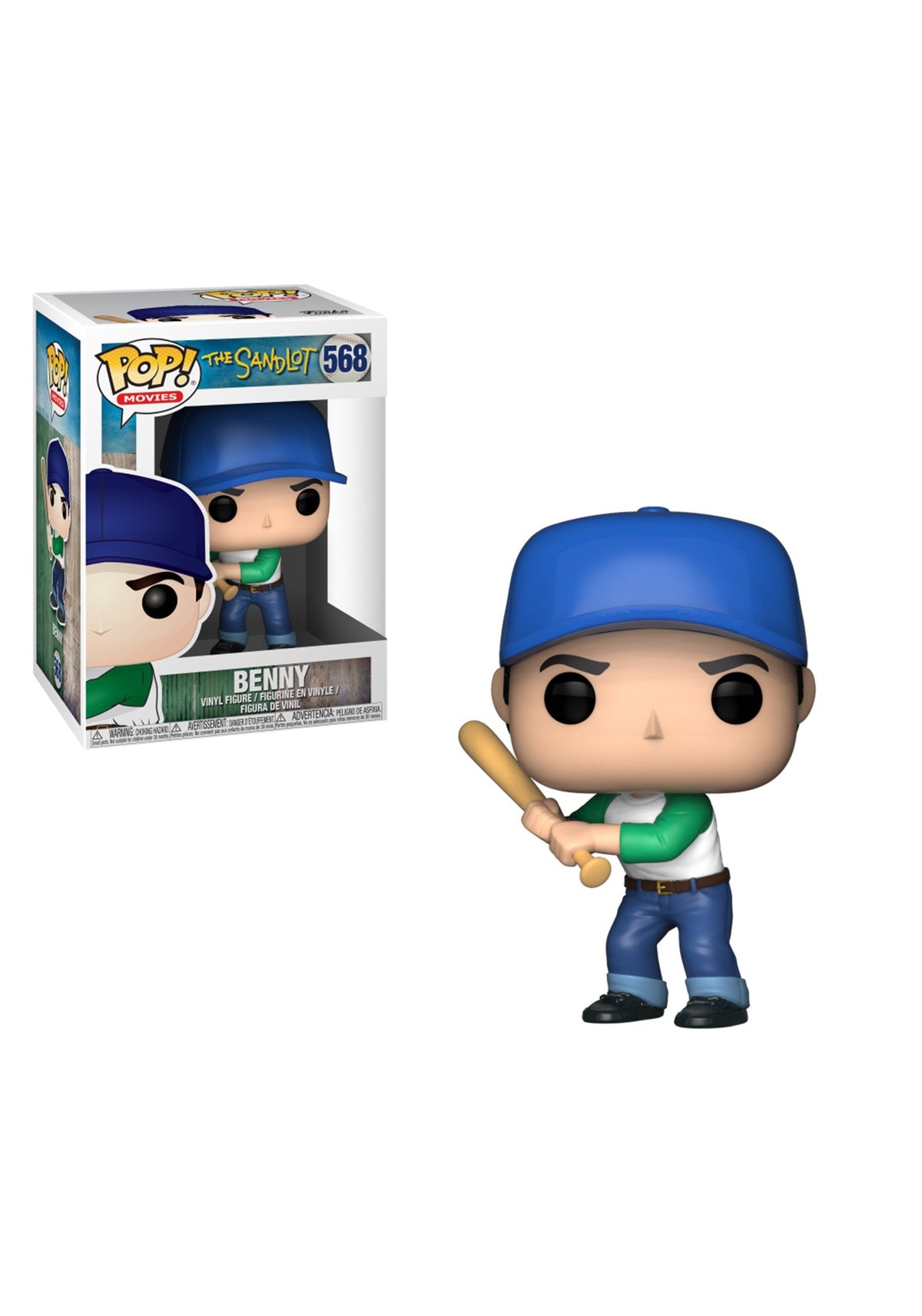 Funko POP! Movies: The Sandlot - Benny, Multicolor, 3.75 inches