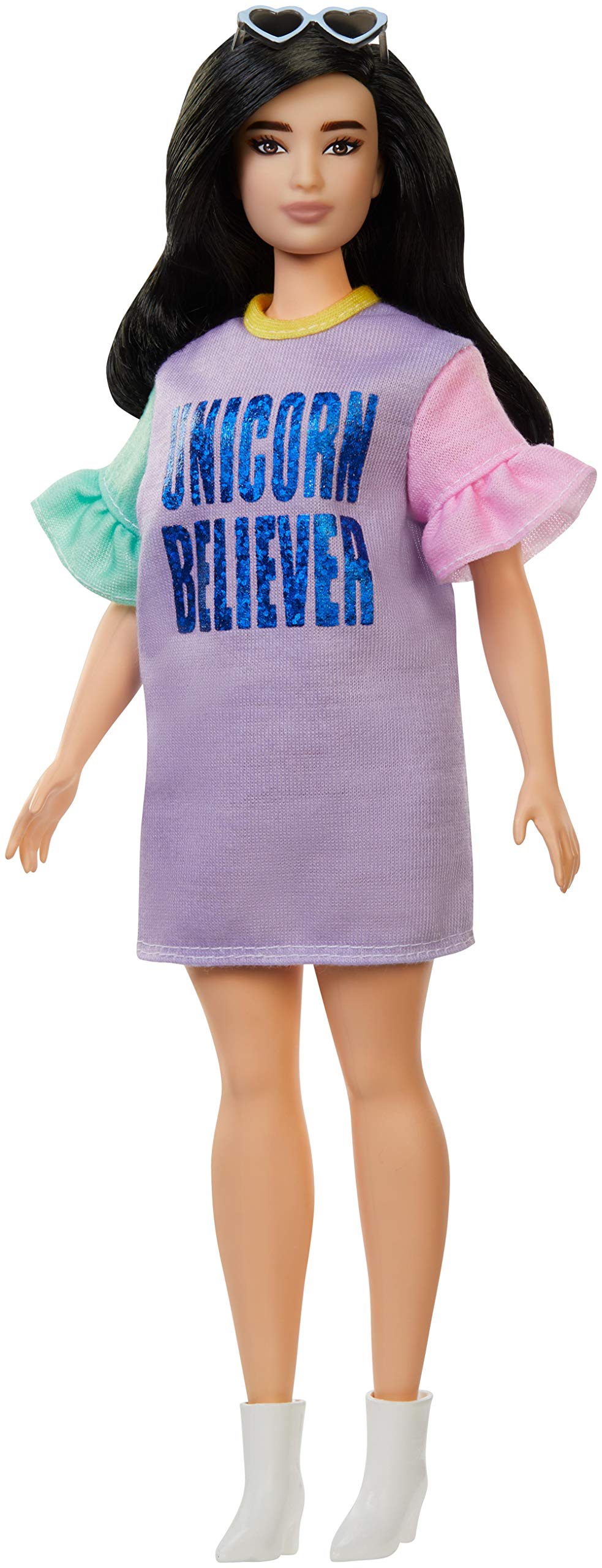 Barbie Fashionistas Doll with Long Brunette Hair - "Unicorn Believer" Outfit