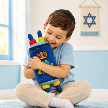 Rite Lite My Soft Torah Plush Toy Shabbat Gifts Educational Judaica Shabbos Hebrew Simchat Jewish Gifts Fun & Educational Party Favors | Ideal