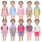 Alive Cute Baby Doll Clothes and Accessories, 10 Set Baby Dolls Alive Clothes Dress Pajamas for 12 13 14 inch Dolls Kids Gifts