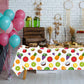 CMUSKO 3Pcs Fruit Tablecloths-Summer Fruit Theme Party Decorations Tutti Frutti Rectangular Plastic Table Covers for Hawaiian Party,Birthday,Baby