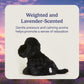 warmies Microwavable Stuffed Animal, Black Labrador - Heatable for Soothing Warmth - Chillable Lab Dog Plush for Cooling Relief - Lavender-Scented