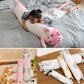 Giant Cat Pillow Plush Cartoon Kitty Sleeping Hugging Pillow, Cuddly Soft Long Kitten Body Pillow Doll Cat Cushion Toy for Kids Girlfriend (Gray