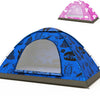 KidzAdventure 2 in 1 Kids Tent for Camping/Kids Play Tent| Backpacking Tent for Kids |Easy Set UP |Blue Adventure Theme Camping Tent