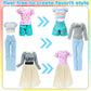 24 Pieces Fashion Pack 10 Sets Doll Clothes Accessories for 11.5 inch Doll